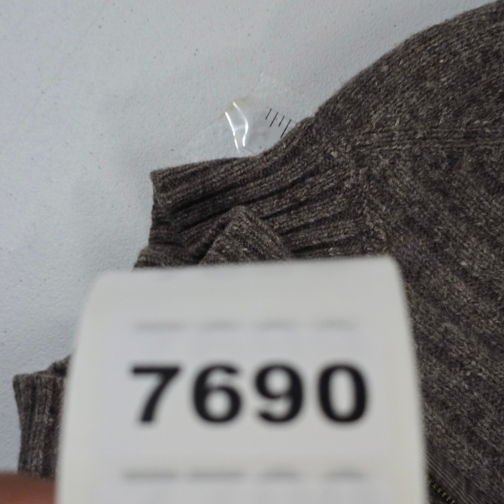 Eddie Bauer Mens Wool Blend Ribbed 1/4‎ Zip Mock Neck Sweater Pullover Large - Picture 6 of 6